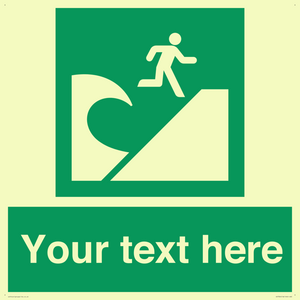 Custom Safe Condition Tsunami evacuation area